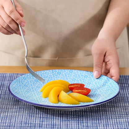 Vancasso Macaron Desserteller Set bunt Porzellan Ø 21,5 cm 4-teilig