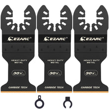 EZARC Multitool Sägeblätter Carbide Hartmetall 3 tlg - Ideal