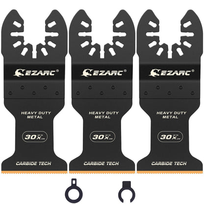 EZARC Multitool Sägeblätter Carbide Hartmetall 3 tlg - Ideal