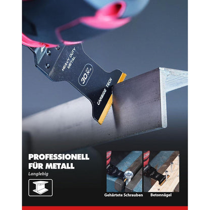 EZARC Multitool Sägeblätter Carbide Hartmetall 3 tlg - Ideal