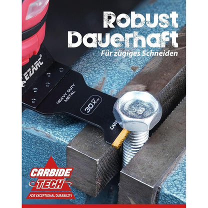 EZARC Multitool Sägeblätter Carbide Hartmetall 3 tlg - Ideal
