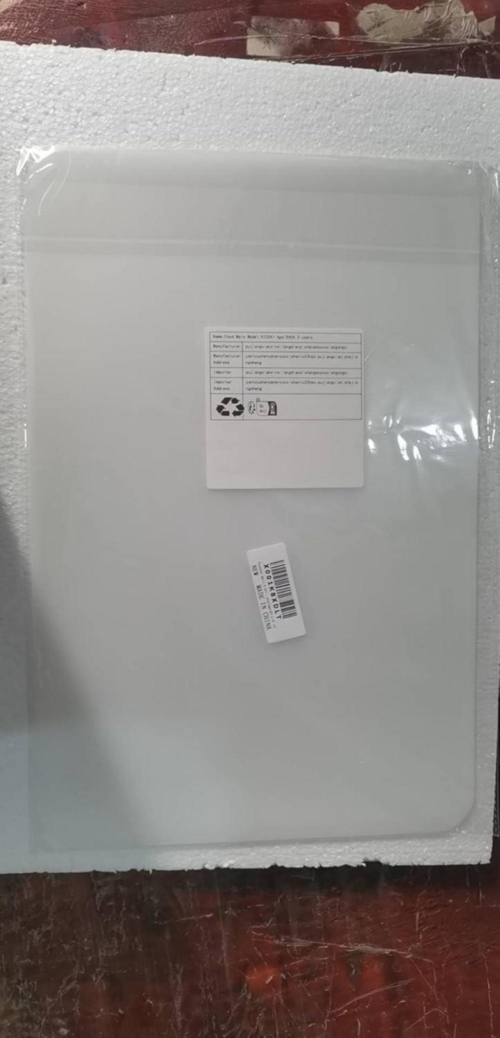 8x Kunststoff Tischset Transparent 43x28 cm Hitzebeständige Essmatten