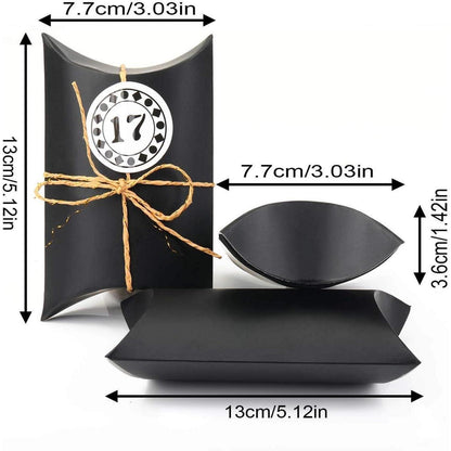 DIY Adventskalender Kraftpapier Tüten mit Zahlenaufklebern