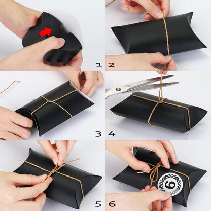 DIY Adventskalender zum Befüllen, 24 Kraftpapier Tüten mit Zahlenaufklebern