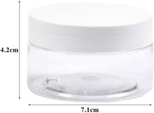 12Pcs 100ml/80g Leere Mini Dosen mit Deckel - Klare