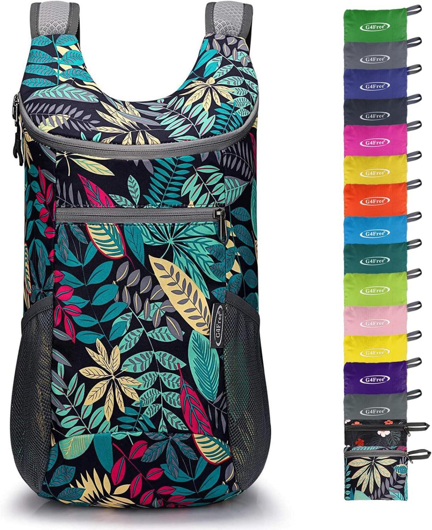 Ultraleichter faltbarer Rucksack 11 l für Reisen & Wandern