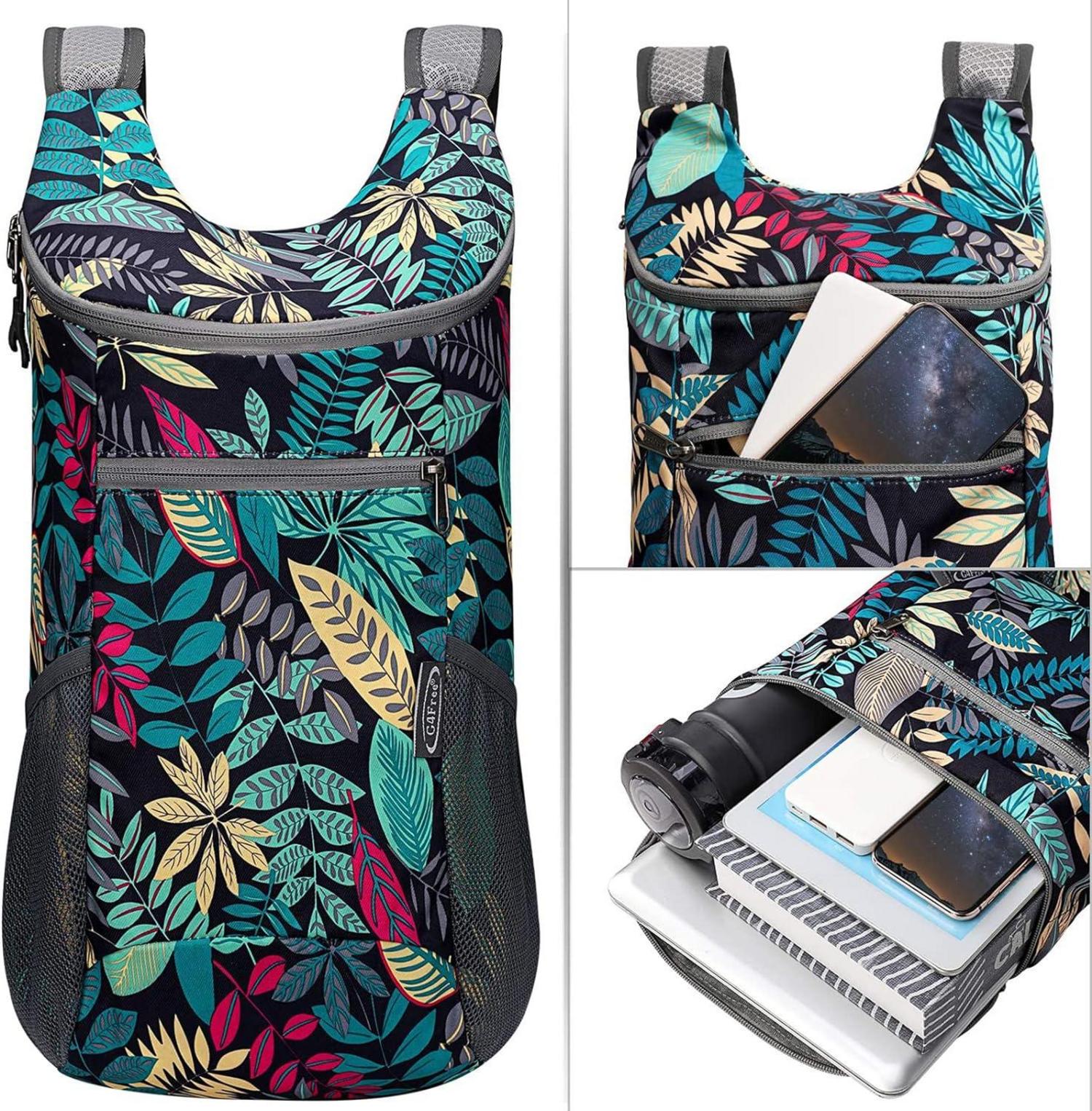 G4Free Ultraleichter faltbarer Rucksack 11 l, Reisen Wandern