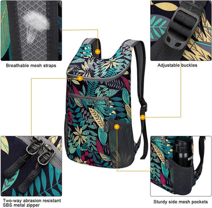 Ultraleichter faltbarer Rucksack 11 l für Reisen & Wandern