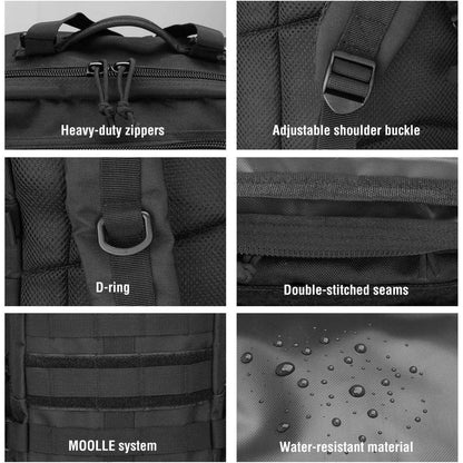 ProCase 35L Militär Molle Taktischer Rucksack GO Bag