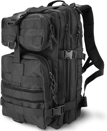 Taktischer Militär Rucksack 35L mit Molle System - Schwarz