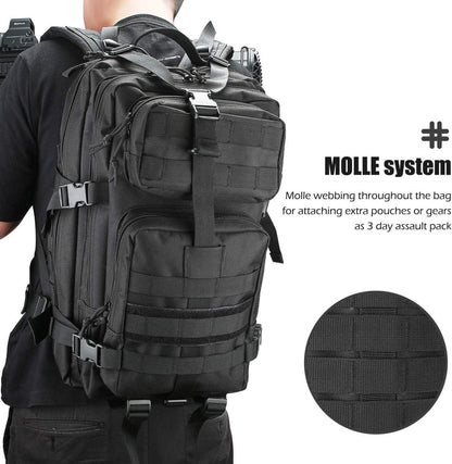ProCase 35L Militär Molle Taktischer Rucksack GO Bag