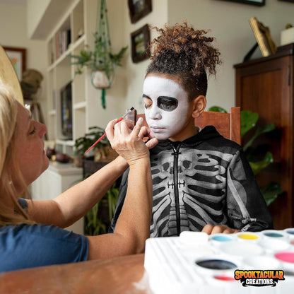Halloween Schminkset 36-teilig Kunstblut Gesichts- und Körperbemalung