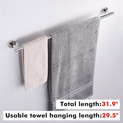 Edelstahl Handtuchhalter Bad 80cm Wandmontage Rostfrei