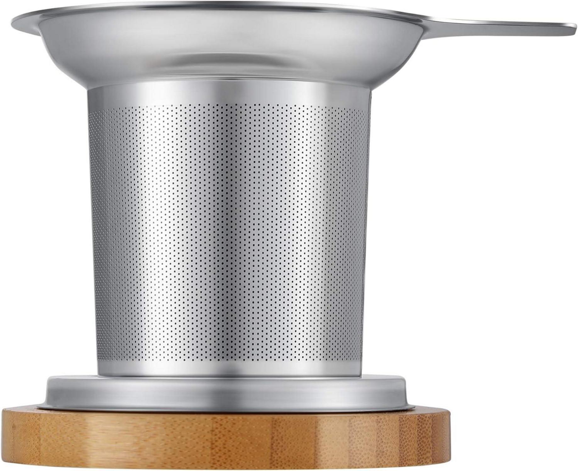 TEANAGOO Teetasse mit Filter und Deckel 510 ml Dunkles Grün