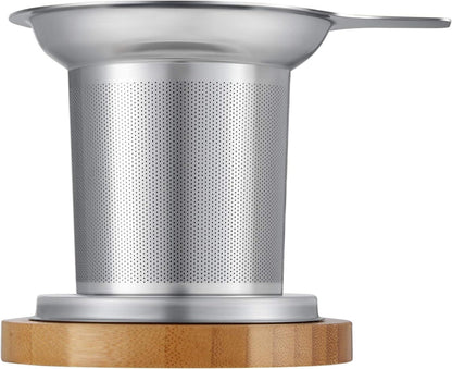 TEANAGOO Teetasse mit Filter und Deckel 510 ml Dunkles Grün