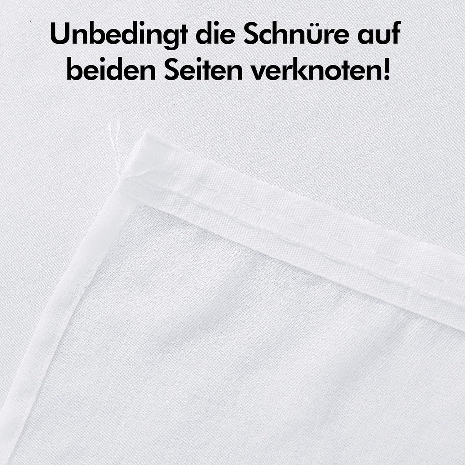 Transparente Gardinen mit Kräuselband 245x140 Weiß, 2er Set