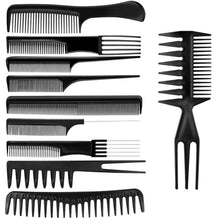 Hair Styling Kämme 10Pcs Profi Friseur Zubehör Set mit Tragbarer