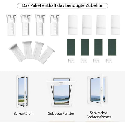Plissee Klemmfix 40x120cm Jalousie ohne Bohren Klemmrollos