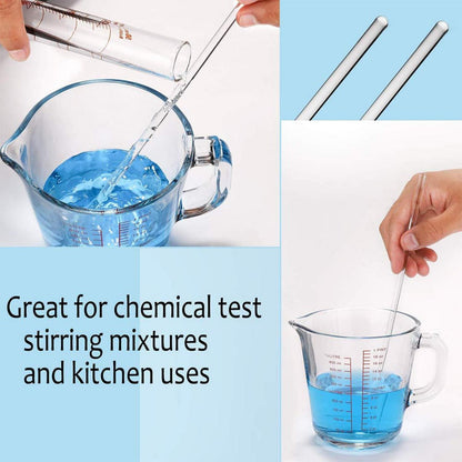 Messzylinder Glas Set 13-teilig Dickglas Graduierten Chemie Tools 5ML