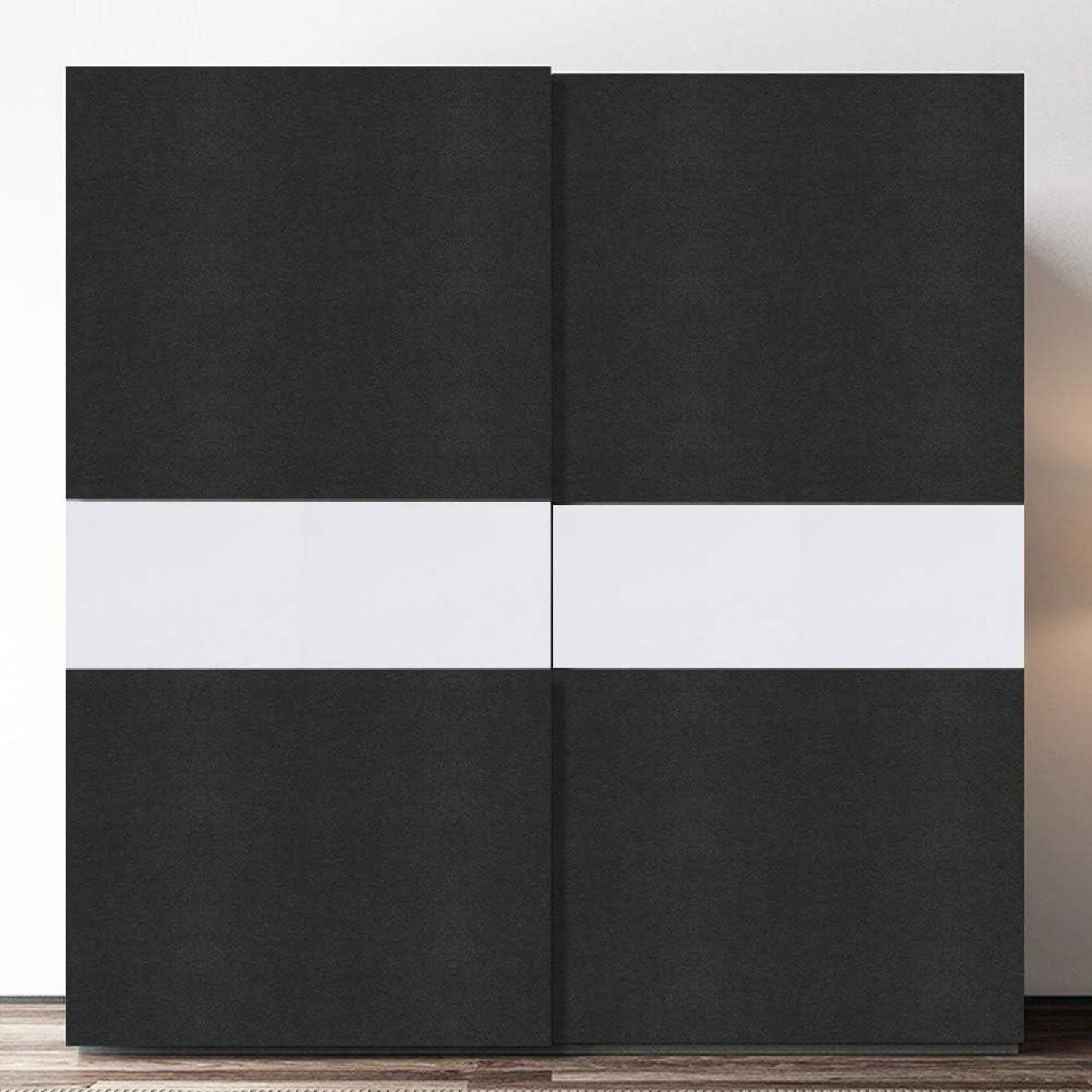 Selbstklebende Tapete Schwarz Matt Abnehmbar Küche Wohnzimmer 40x500cm