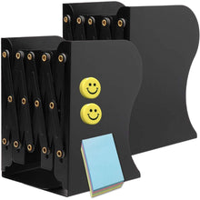 Qualsen Verstellbare Metall Buchstütze für Schreibtisch