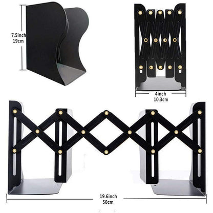 Qualsen Verstellbare Metall Buchstütze für Schreibtisch