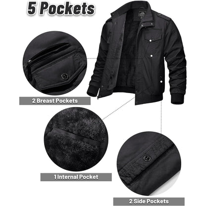 Herren Fleecejacke Winterjacke Warm & Funktional | Outdoor & Alltag