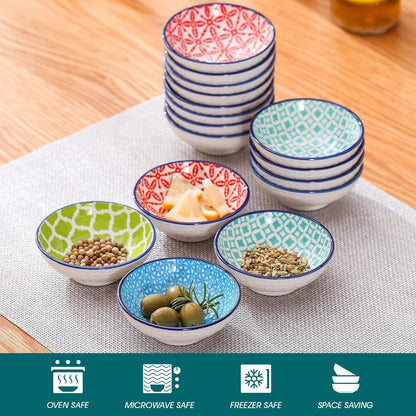 Porzellan Dipschälchen Maracon 8-teilig bunt Ø 8,2 cm