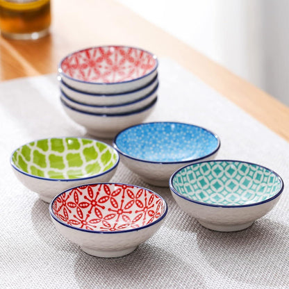 Porzellan Dipschälchen Maracon 8-teilig bunt Ø 8,2 cm