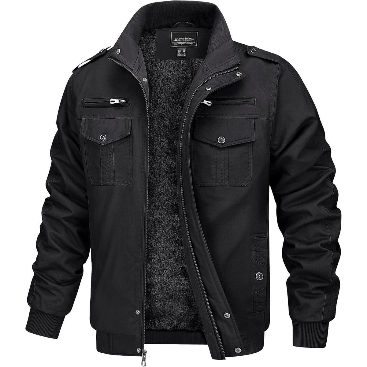 Herren Fleecejacke Winterjacke Warm & Funktional XL
