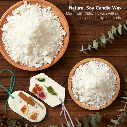 XXL Kerzen Selber Machen Set 1,36kg Sojawachs Kerzendosen