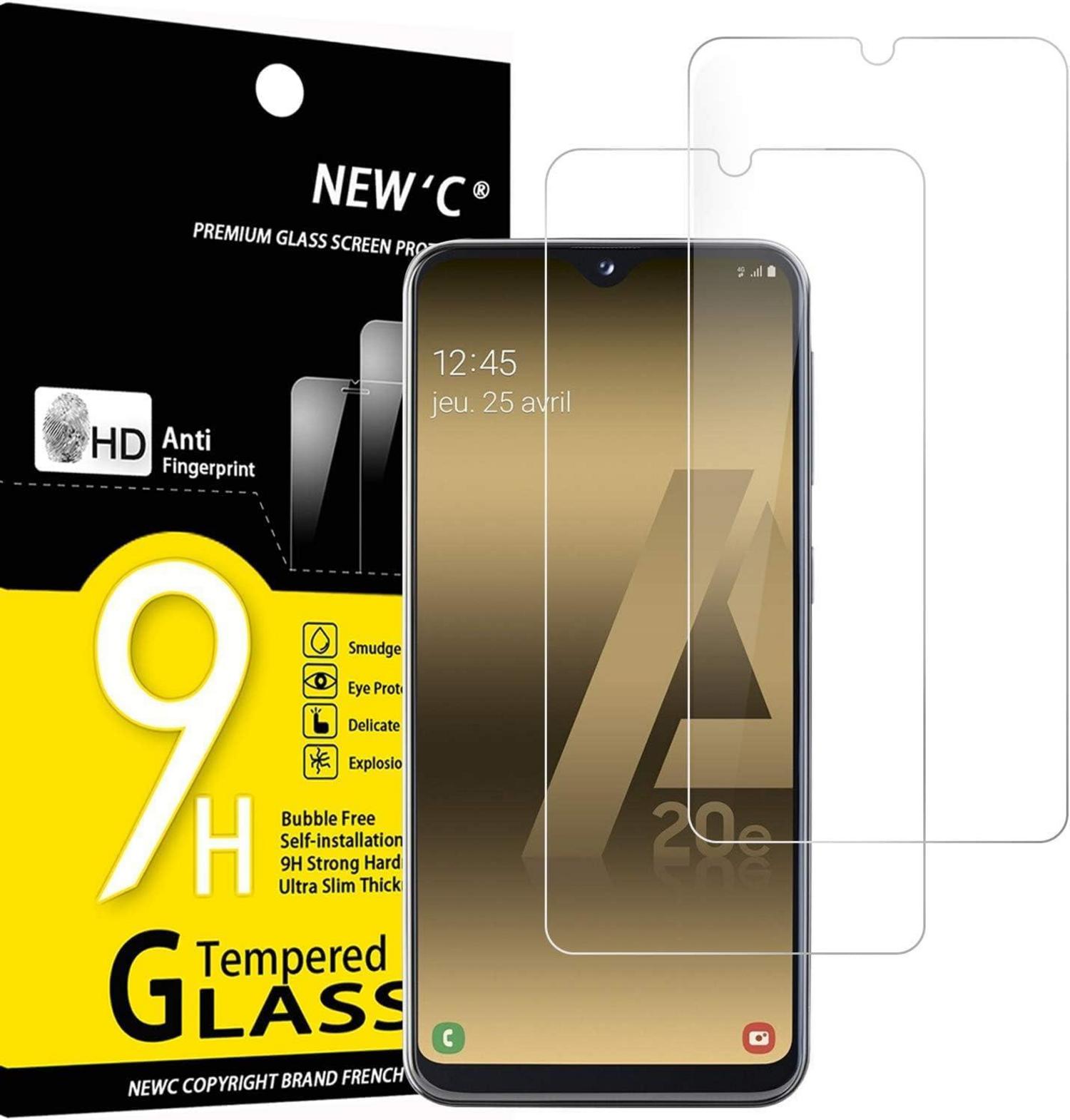 Panzer Schutz Glas Samsung Galaxy A20e 2er Set 9H Ultra-klar