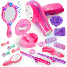 Prinzessin Beauty Salon Haarstyling Set mit Haartrockner & Spiegel