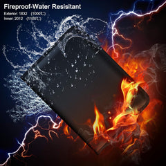 Feuerfeste Dokumentenmappe 24 Fächer A4 wasserdicht mit