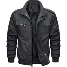 Herren Winterparka Warm Gefüttert Jacke Militär Style