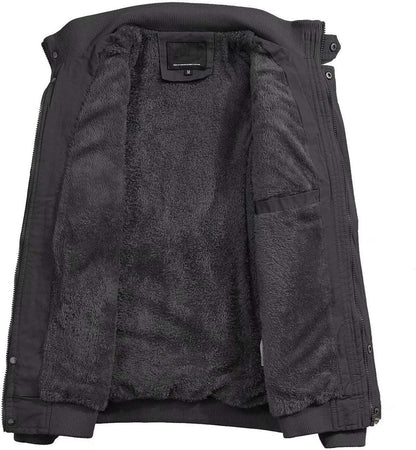 Winterparka Herren Warm Gefüttert Militär Jacke Mehrfachtaschen