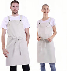 Verstellbare große Küchenschürze mit Taschen, bequem, 12 Farben