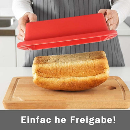 Silikon Backform Antihaft Kastenform für Kuchen und Brote 22x9x6cm 1 Stück