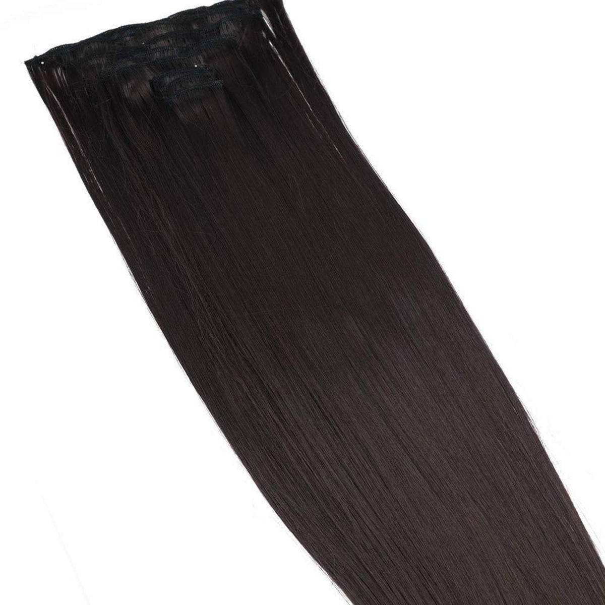 Clip-in Haarverlängerung, glatt, mittelbraun, 70cm