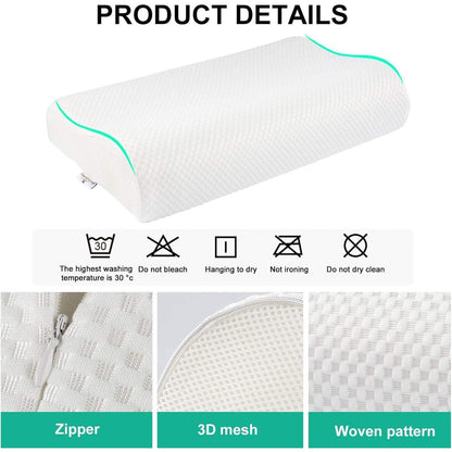 Memory Foam Nackenstützkissen Waschbar Abnehmbar