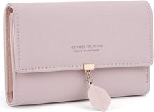 Damen Geldbörse Elegant mit vielen Fächern Rosa