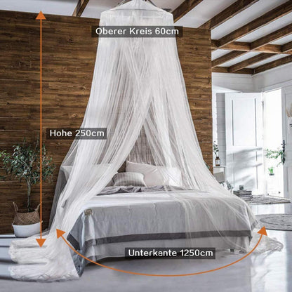 Moskitonetz Travel mit Klebehaken für Reise und Zuhause