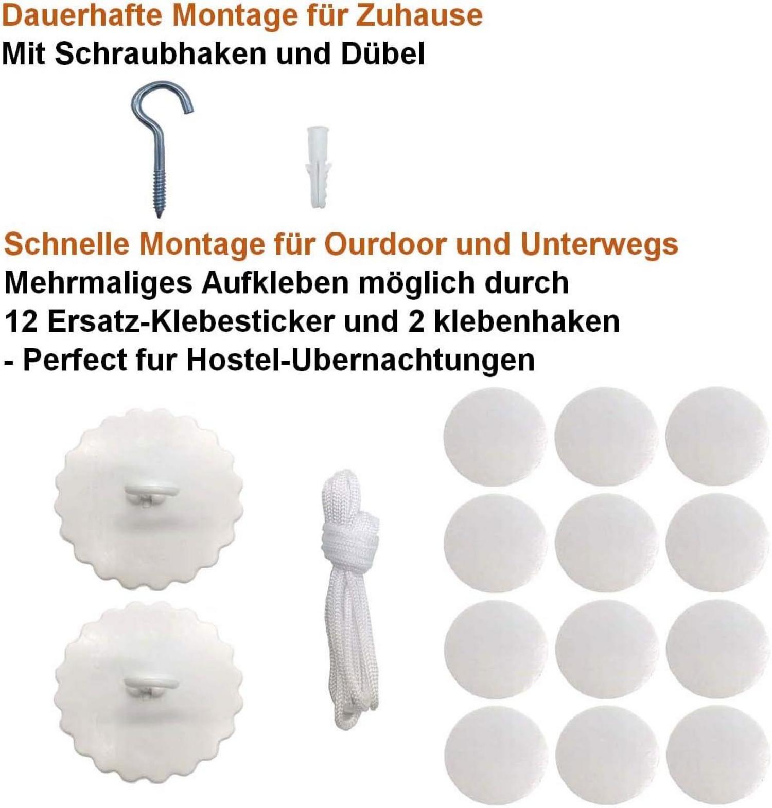 Moskitonetz Reise Doppelbett Mückenschutz Betthimmel