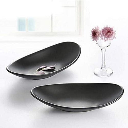 Schwarzes Schmuck-Tablett Schlüsselring Organizer oval #SEO