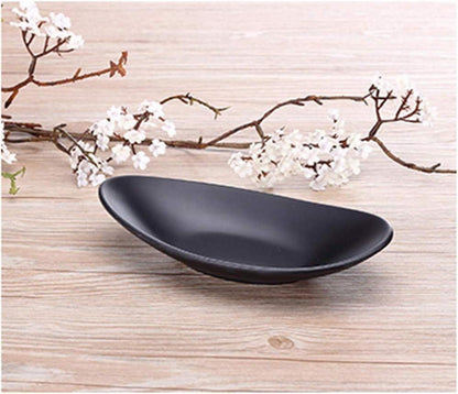 Schwarzer Schmuck Tablett Ringhalter oval Schlüssel Veranstalter