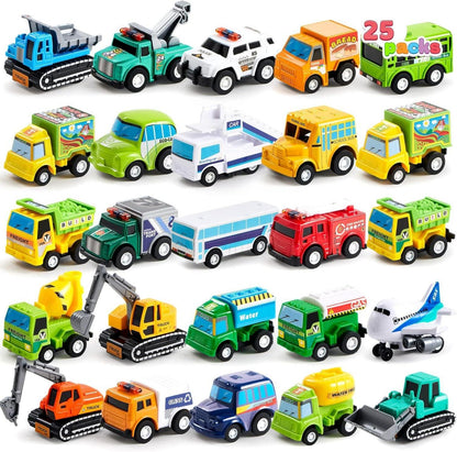 Spielzeugautos Set für Kinder Spielzeugauto Lastwagen-Stadtautos