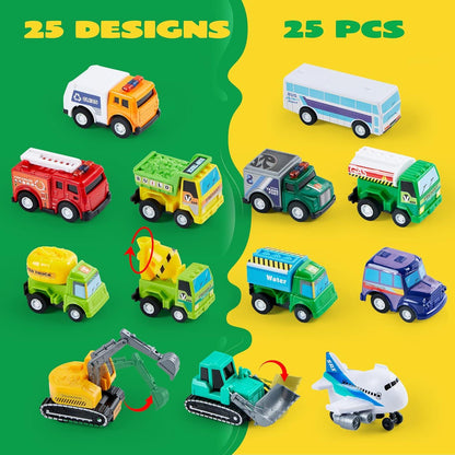 Spielzeugautos Set für Kinder Spielzeugauto Lastwagen-Stadtautos