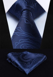 Enlision Herren Paisley Floral Jacquard Weste Krawatte