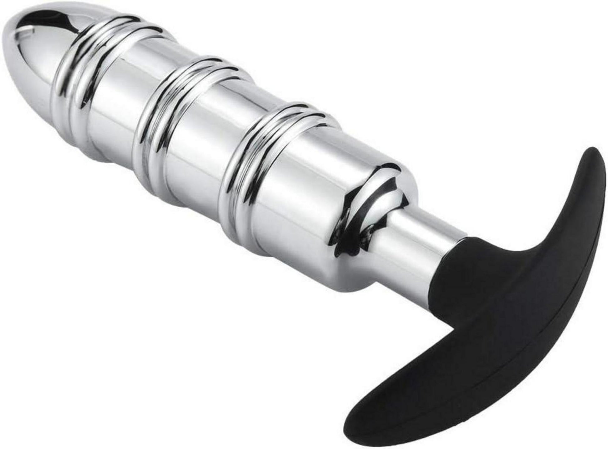 Metall Anal Butt Plug mit 2 Analkugeln Sexspielzeug