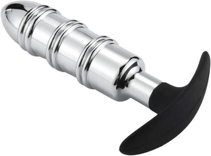 Metall Anal Butt Plug mit 2 Analkugeln Sexspielzeug